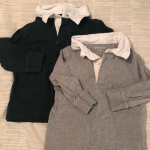 Old Navy boys Rugby collared shirts